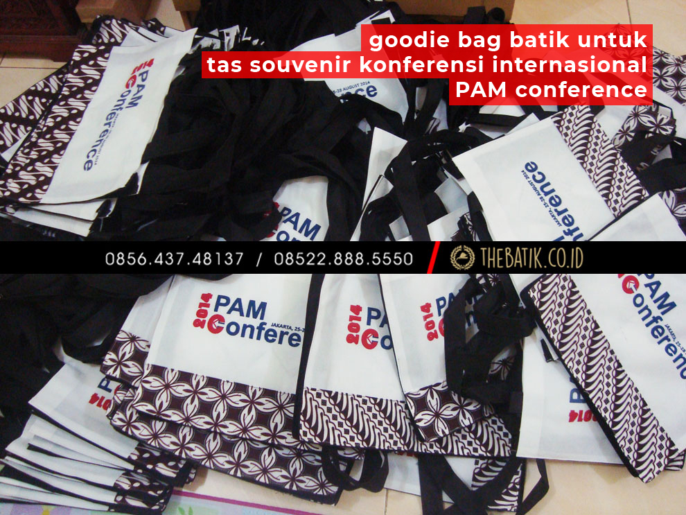 Goodie Bag Batik untuk Tas Souvenir Konferensi Internasional PAM Conference