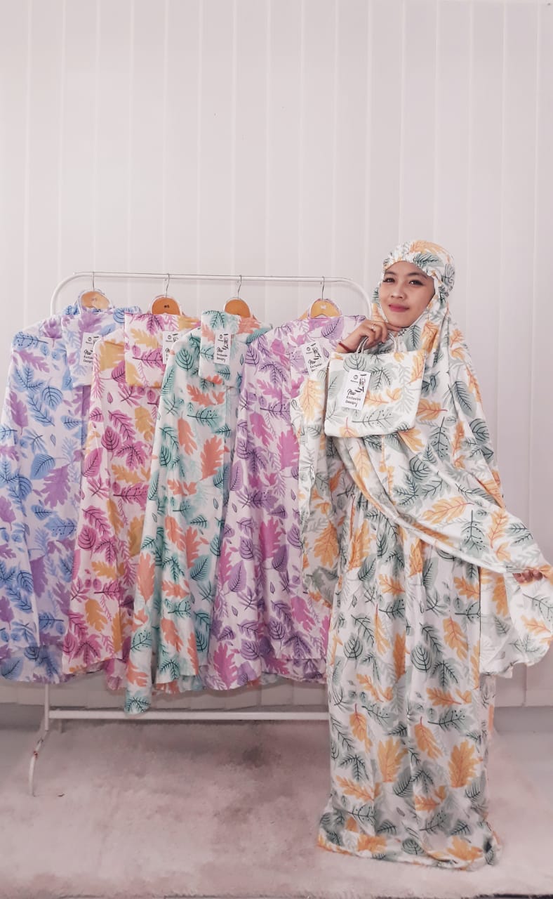 Hampers Mukena Batik Murah Bahan Santung Rayon