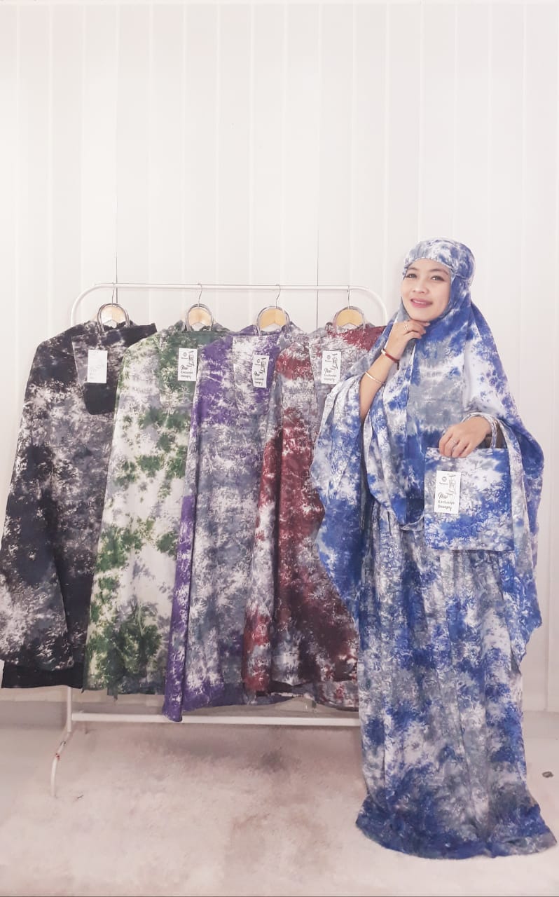 Hampers Mukena Batik Murah Bahan Santung Rayon