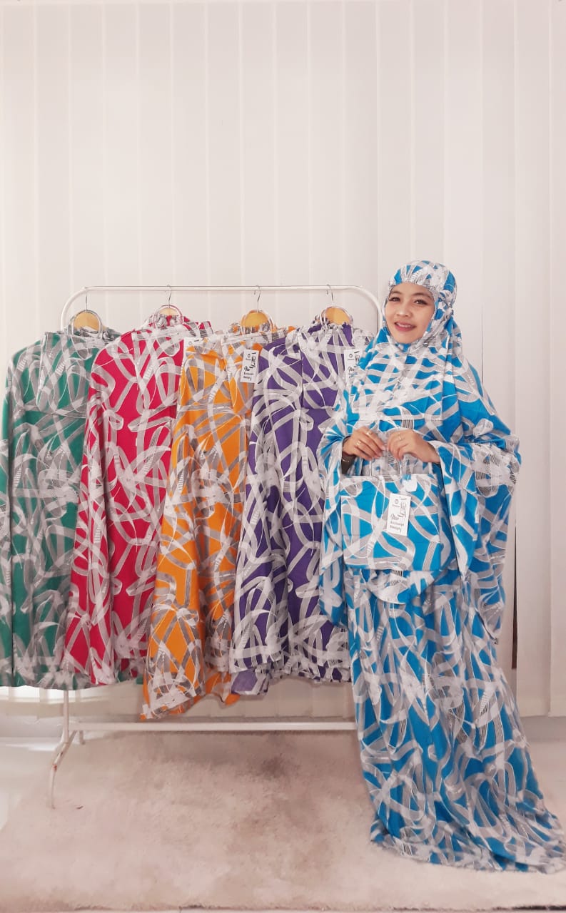 Hampers Mukena Batik Murah Bahan Santung Rayon