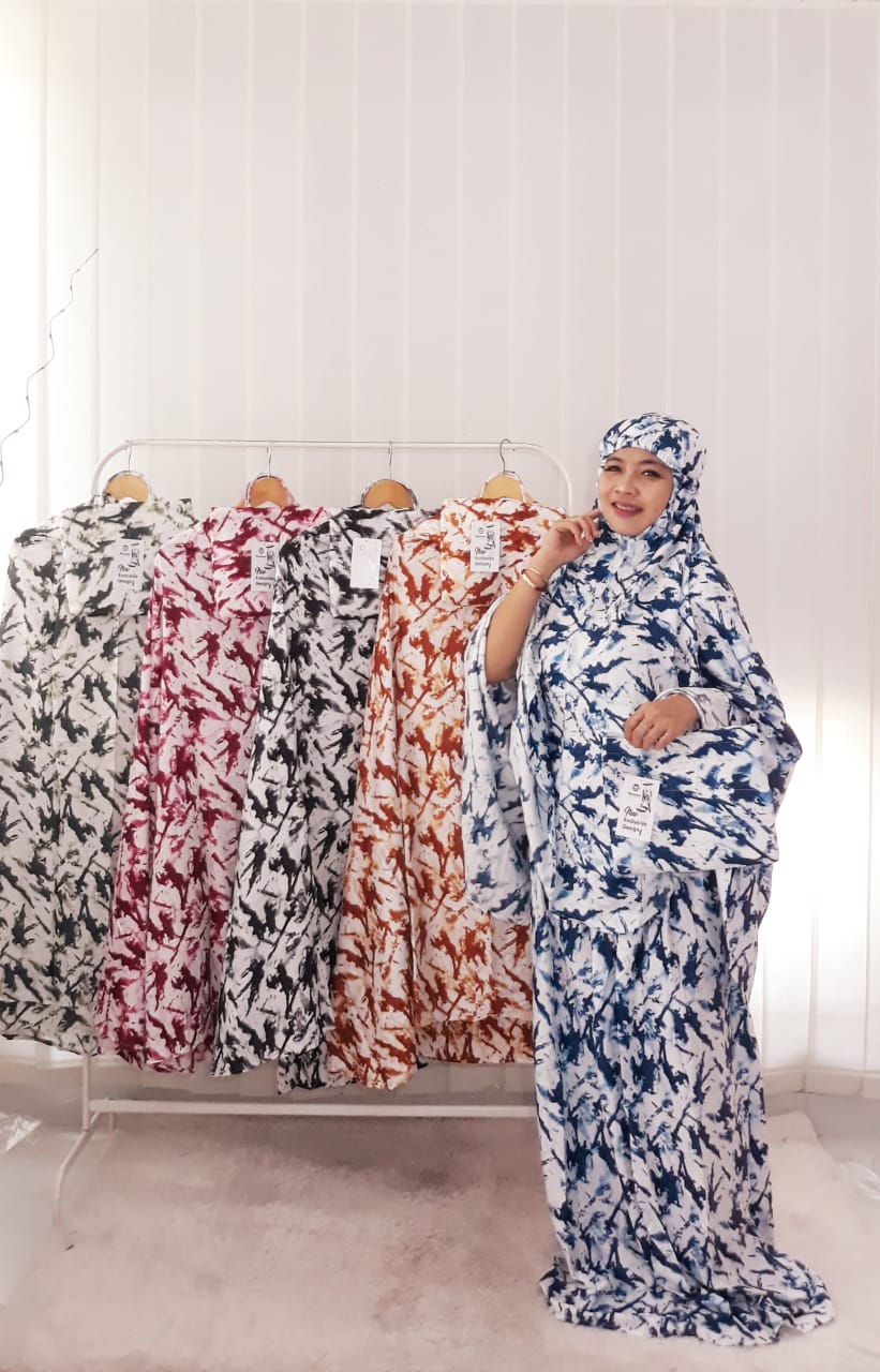 Hampers Mukena Batik Murah Bahan Santung Rayon