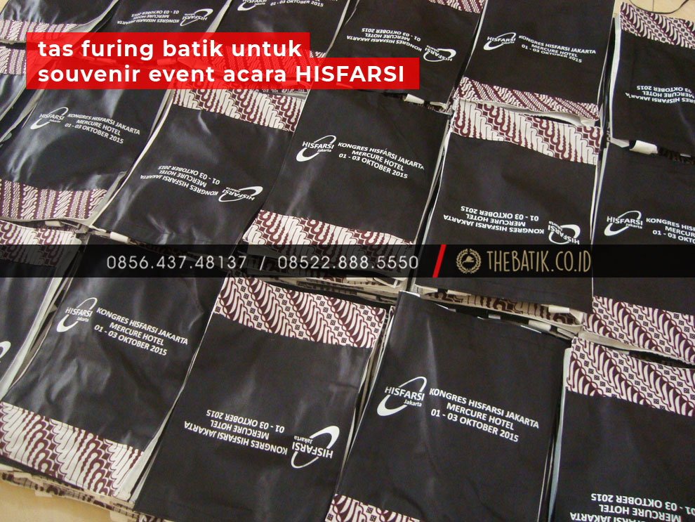 Tas Furing Batik untuk Souvenir Event Acara HISFARSI