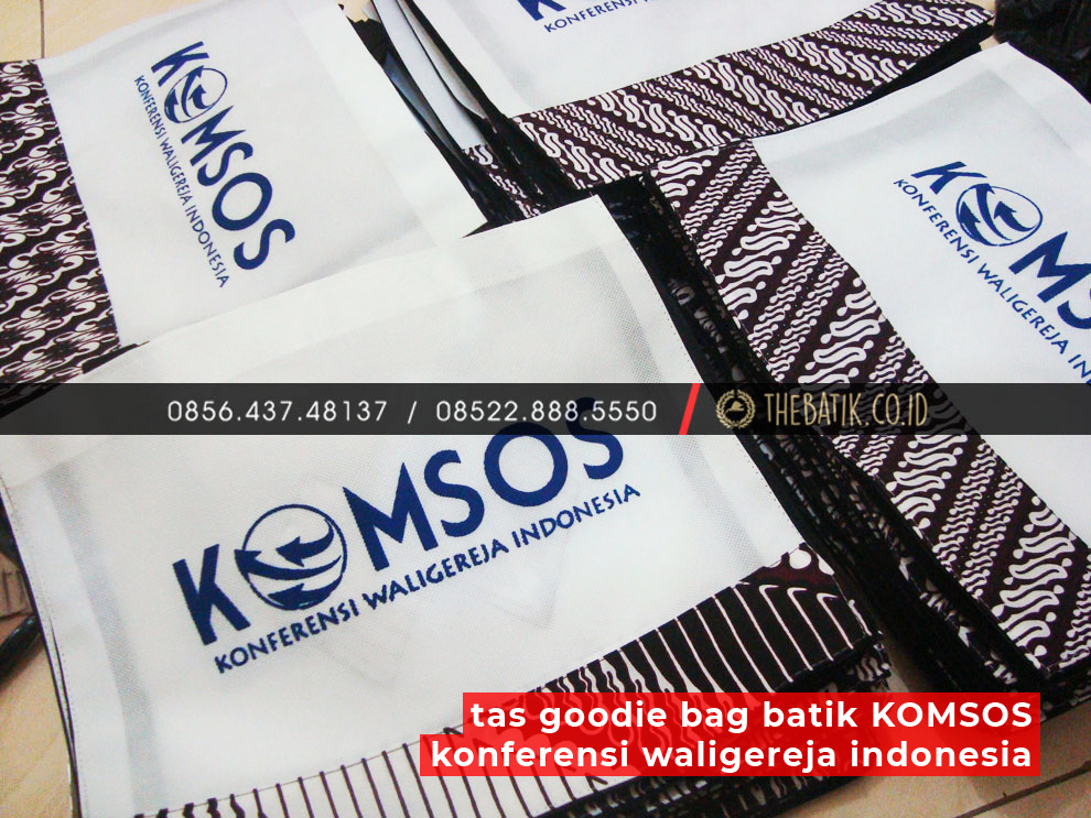 Tas Goodie Bag Batik KOMSOS Konferensi Waligereja Indonesia