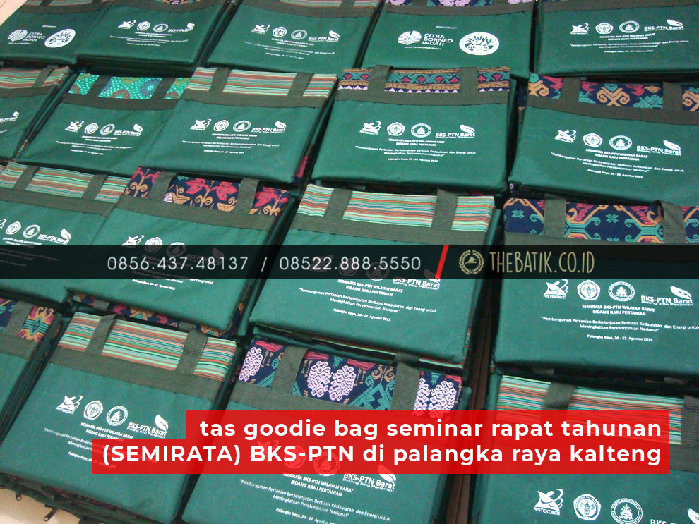 Tas Goodie Bag Seminar Rapat Tahunan (SEMIRATA) BKS-PTN di Palangka Raya Kalteng