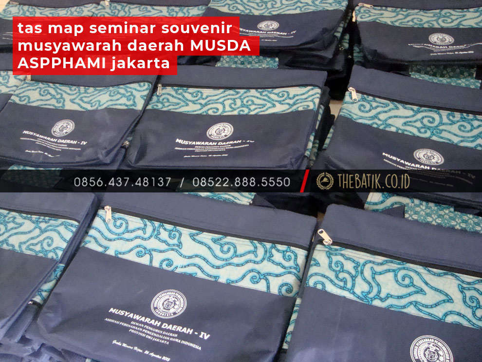 Tas Map Seminar Souvenir Musyawarah Daerah MUSDA ASPPHAMI Jakarta