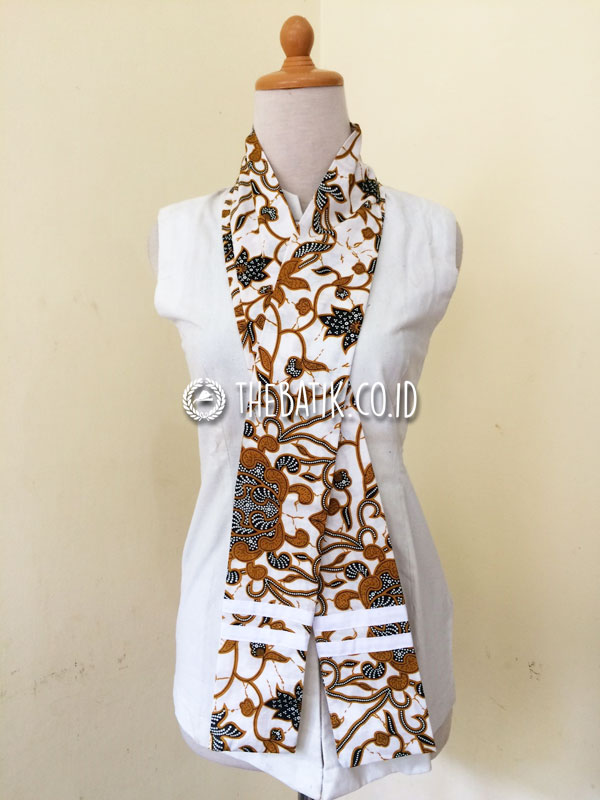 Syal Scarf Leher Batik Panjang Souvenir Unik Murah Custom Design Logo