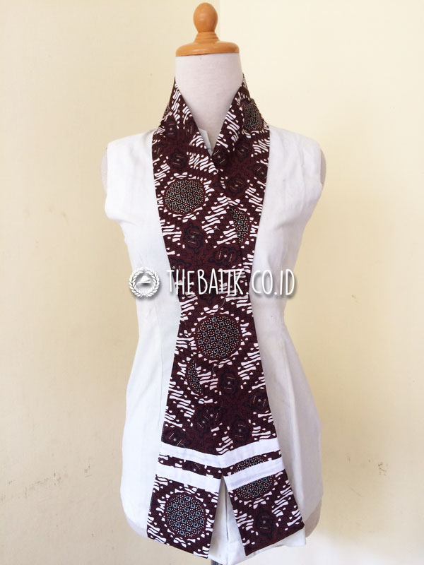 Syal Scarf Leher Batik Panjang Souvenir Unik Murah Custom Design Logo