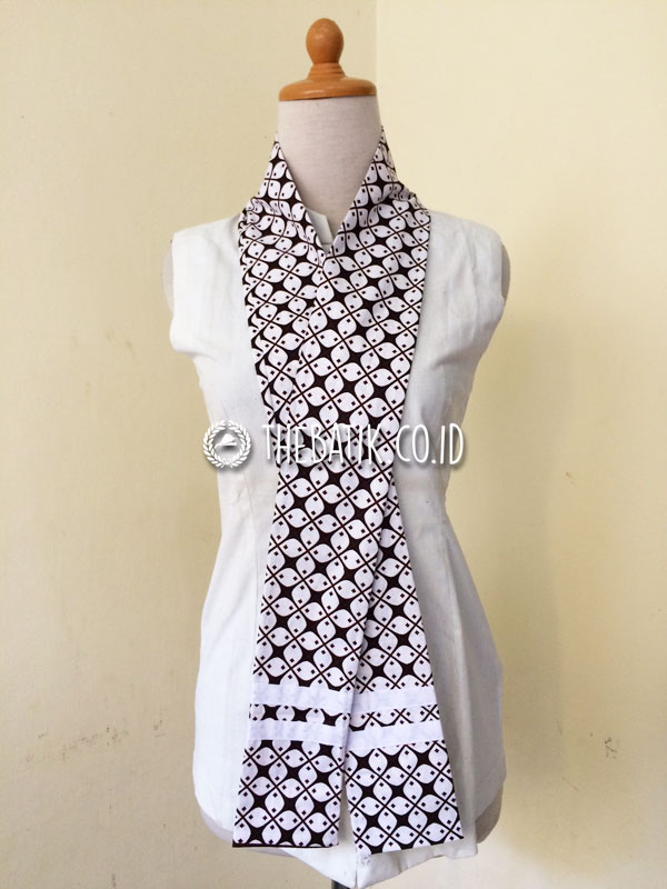 Syal Scarf Leher Batik Panjang Souvenir Unik Murah Custom Design Logo