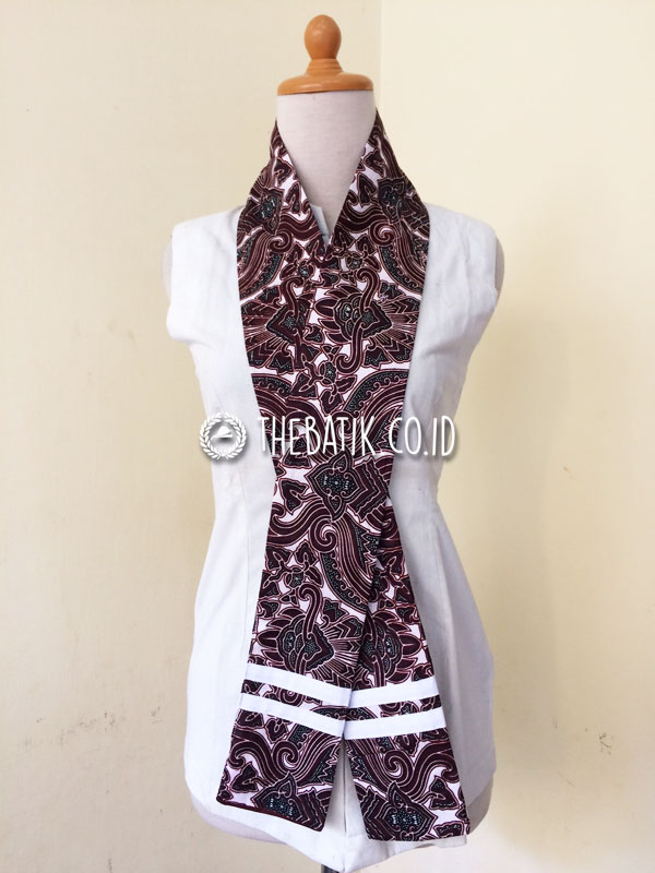 Syal Scarf Leher Batik Panjang Souvenir Unik Murah Custom Design Logo