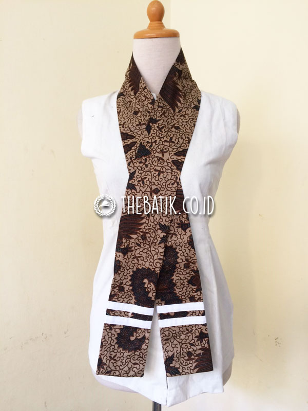 Syal Scarf Leher Batik Panjang Souvenir Unik Murah Custom Design Logo