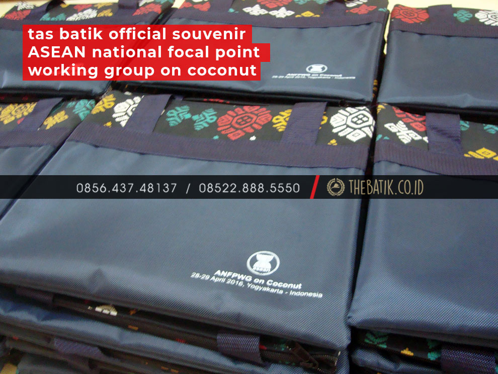 Tas Batik Official Souvenir ASEAN National Focal Point Working Group on Coconut