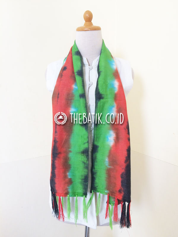 Pashmina Tie Dye Scarf Shibori Syal Selendang Dobi Katun
