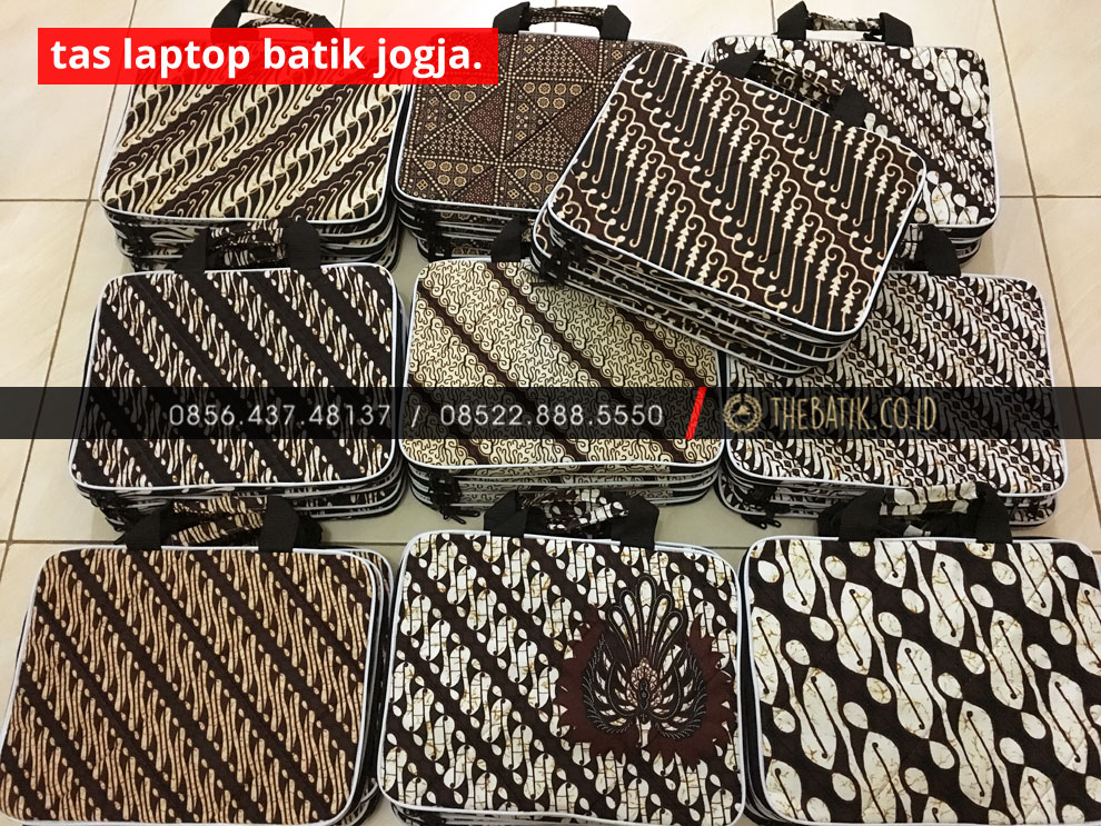 Souvenir Tas Laptop Softcase Batik Jogja Murah