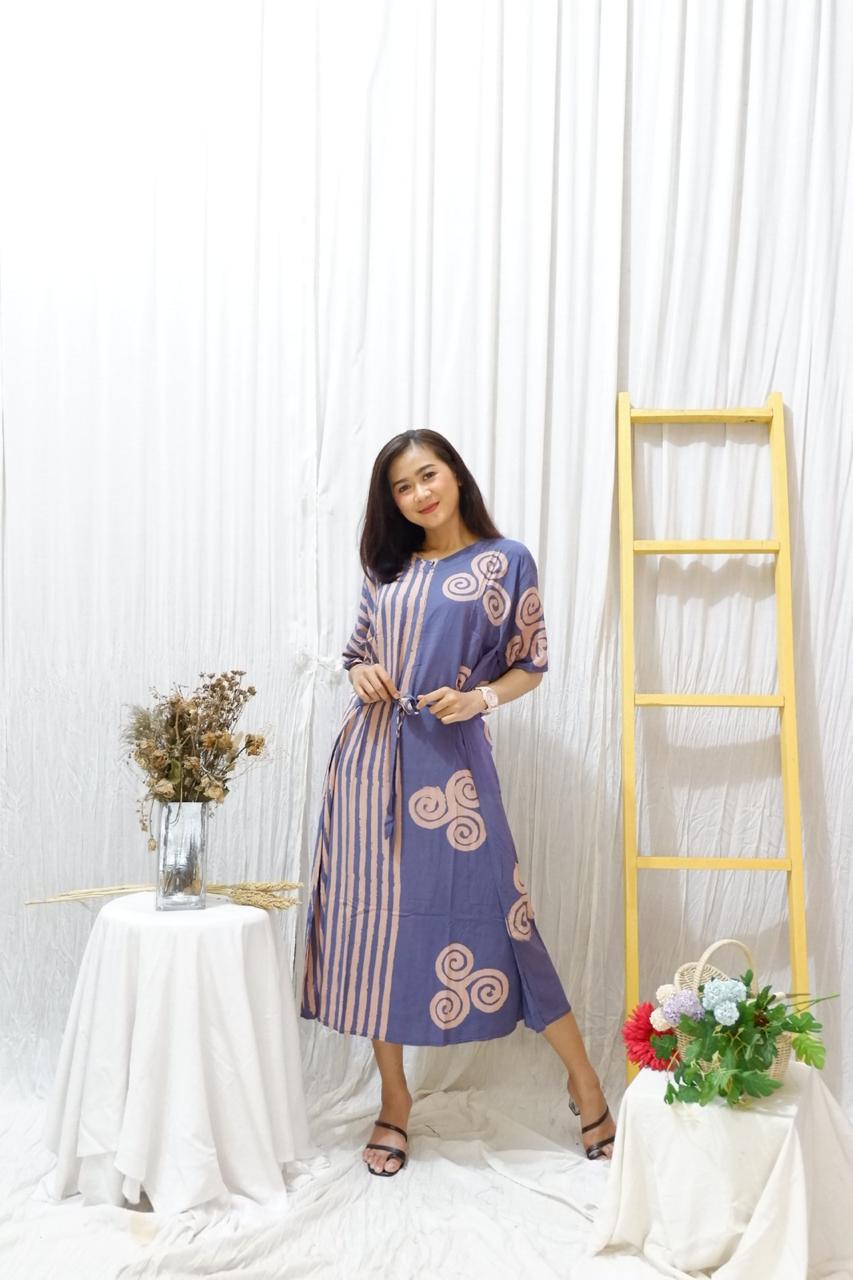 Baju Daster Batik Elga Semi Payung Rayon Cap Pekalongan Grosiran