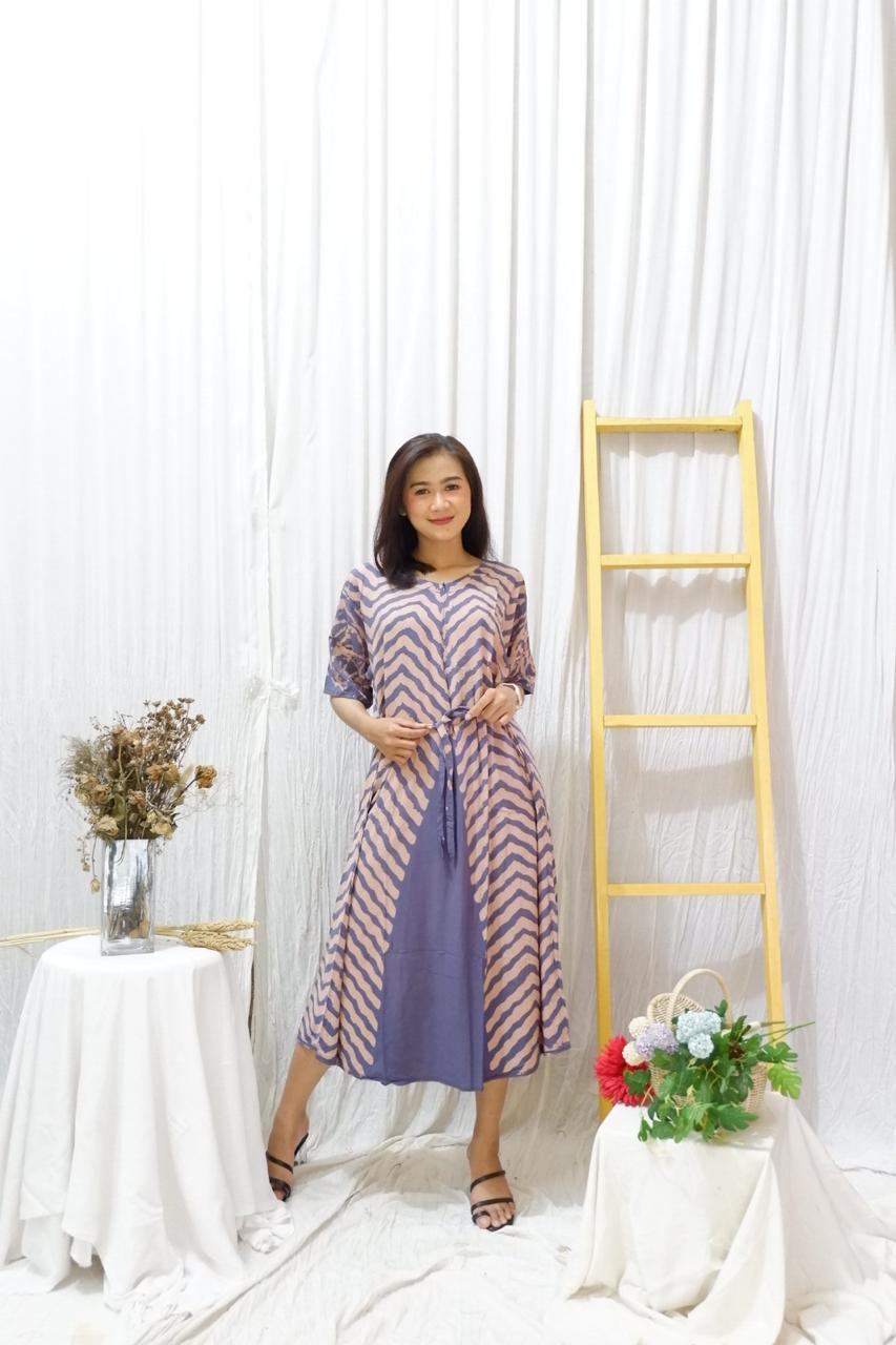 Baju Daster Batik Elga Semi Payung Rayon Cap Pekalongan Grosiran