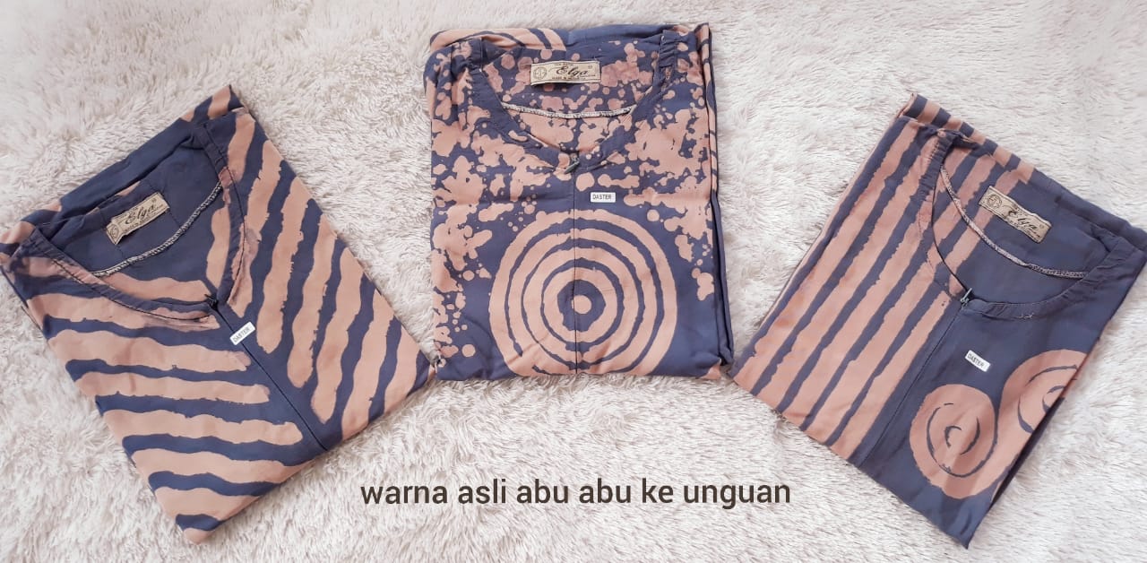 Baju Daster Batik Elga Semi Payung Rayon Cap Pekalongan Grosiran