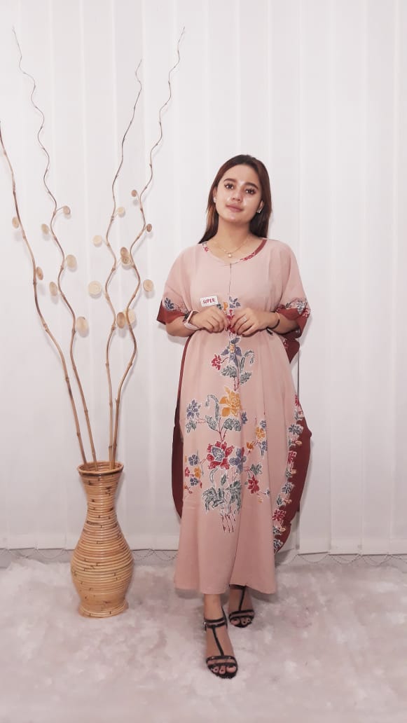 Baju Daster Batik Encim Lengan Pendek Adem Rayon Grosir Pekalongan