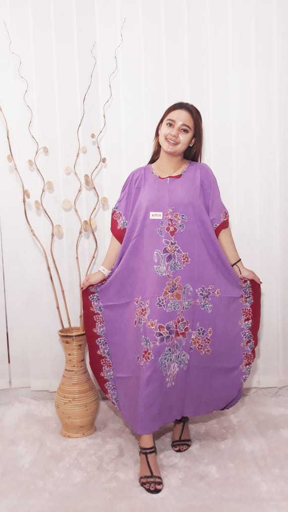 Baju Daster Batik Encim Lengan Pendek Adem Rayon Grosir Pekalongan