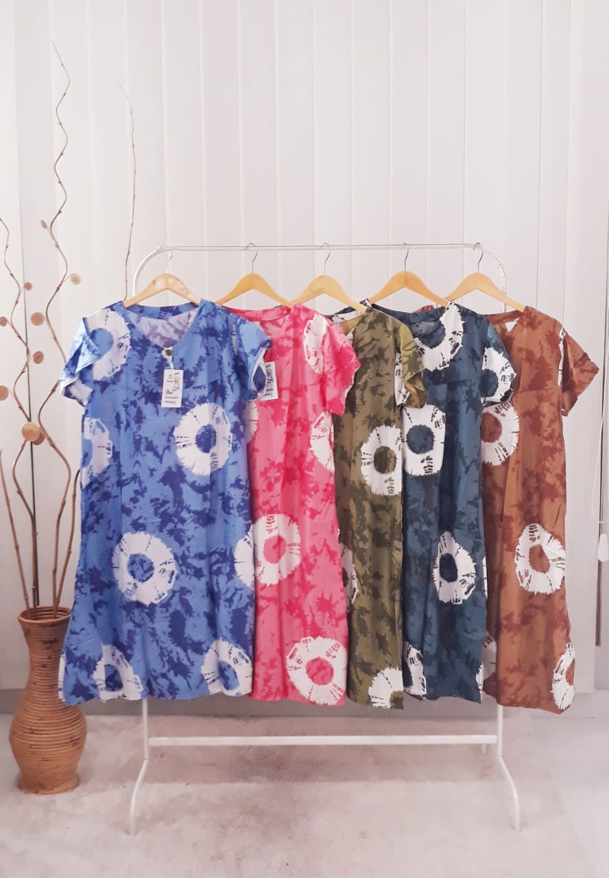 Baju Daster Batik Lengan Pendek Semi Payung Pekalongan Grosir