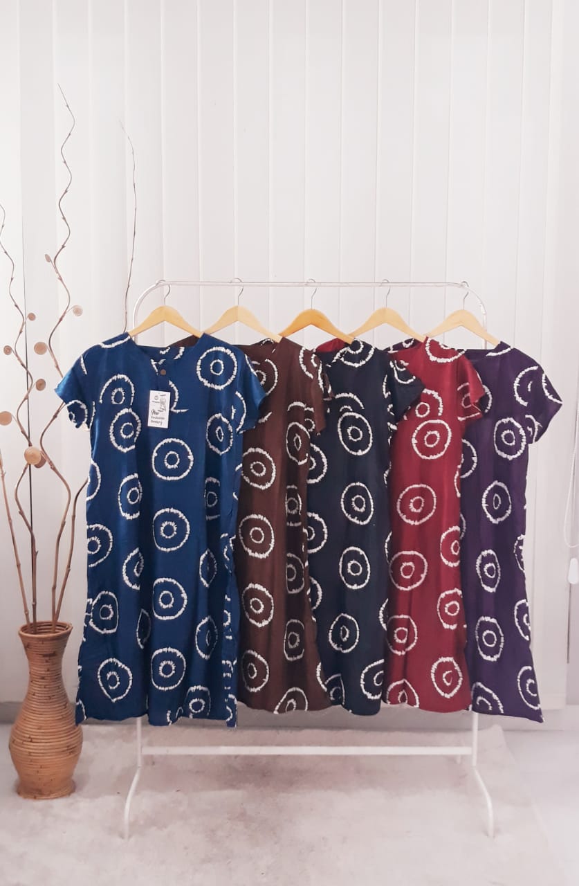 Baju Daster Batik Lengan Pendek Semi Payung Pekalongan Grosir