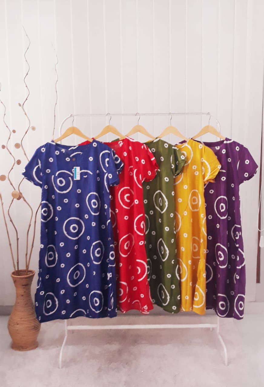 Baju Daster Batik Lengan Pendek Semi Payung Pekalongan Grosir