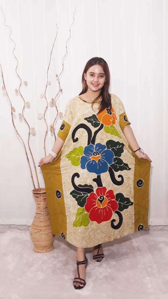 Baju Daster Batik Lowo Lengan Pendek Adem Rayon Pekalongan Grosir