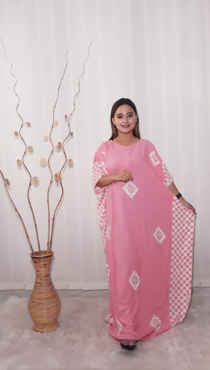 Baju Daster Batik Pastel Lengan Pendek Lowo Rayon Pekalongan Grosir