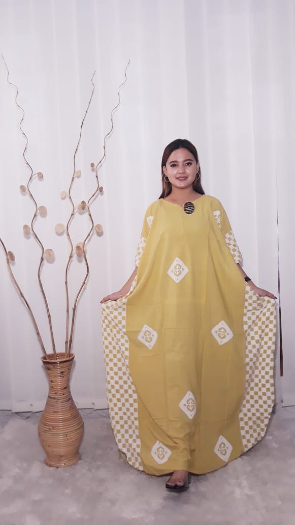 Baju Daster Batik Pastel Lengan Pendek Lowo Rayon Pekalongan Grosir