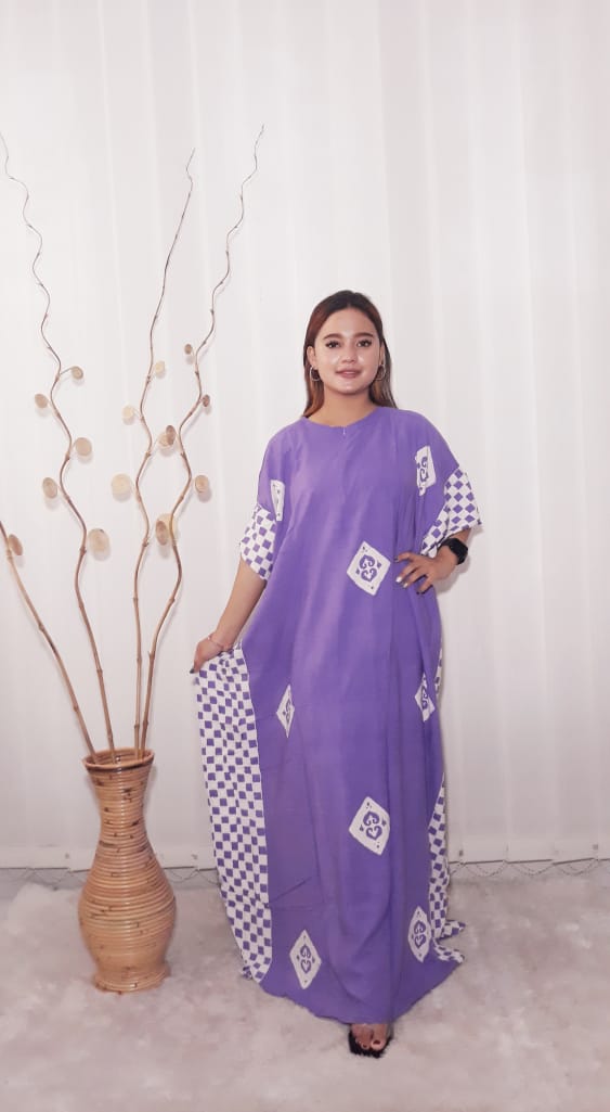 Baju Daster Batik Pastel Lengan Pendek Lowo Rayon Pekalongan Grosir