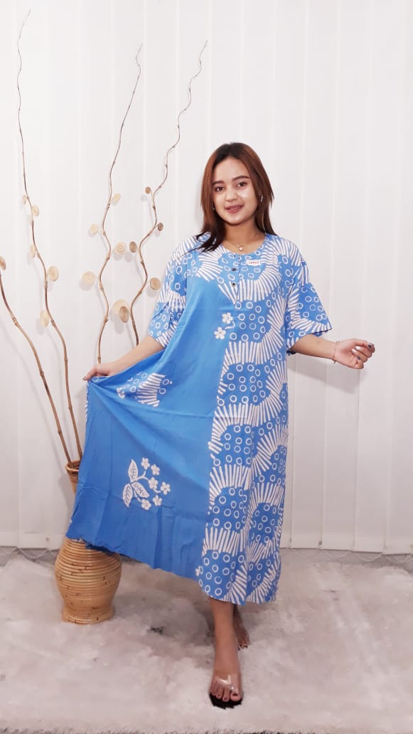 Baju Daster Jumbo Panjang Lengan 3/4 Batik Pekalongan Grosir