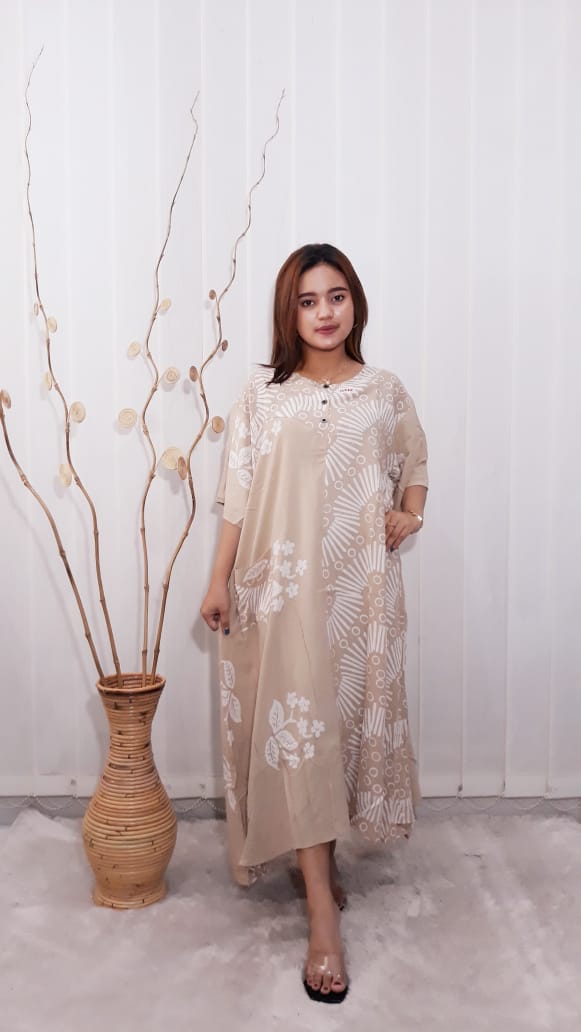 Baju Daster Jumbo Panjang Lengan 3/4 Batik Pekalongan Grosir