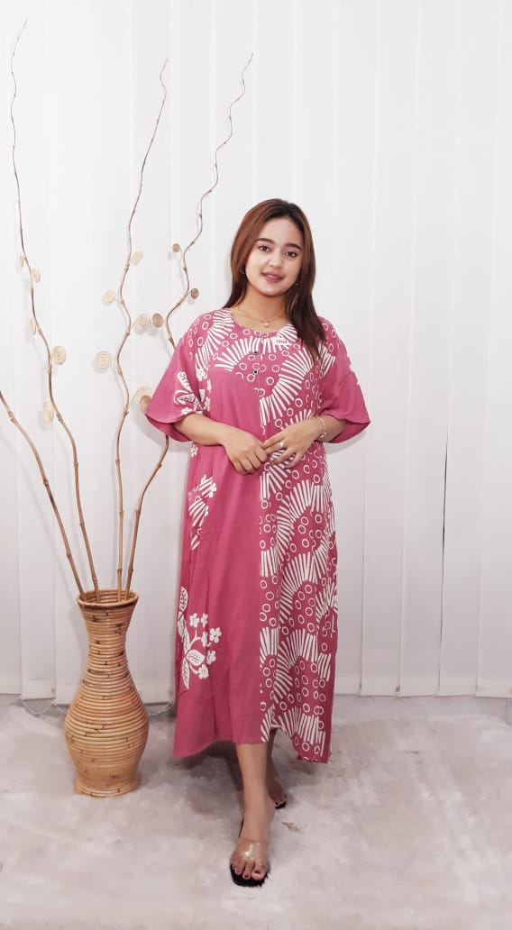 Baju Daster Jumbo Panjang Lengan 3/4 Batik Pekalongan Grosir
