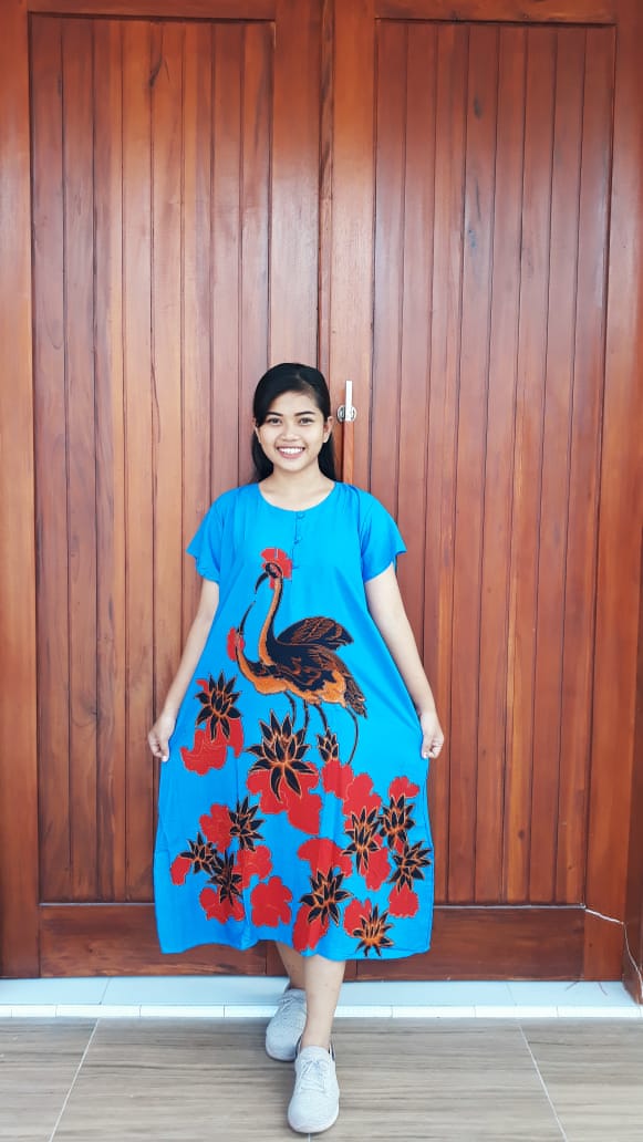 Baju Daster Batik Adem Lengan Pendek Ratu Busana Pekalongan Grosiran (isi 5)