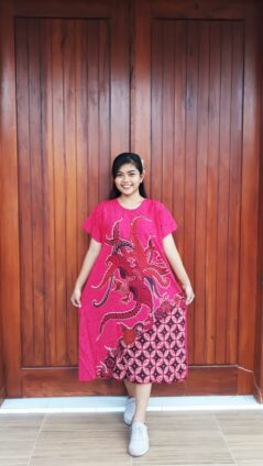 Baju Daster Batik Ratu Busana Lengan Pendek Adem Rayon Pekalongan