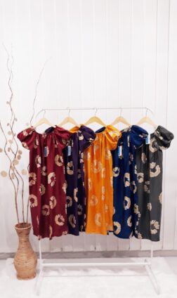 Baju Daster Batik Remaja Modern Lengan Pendek Balon Murah Grosir Pekalongan