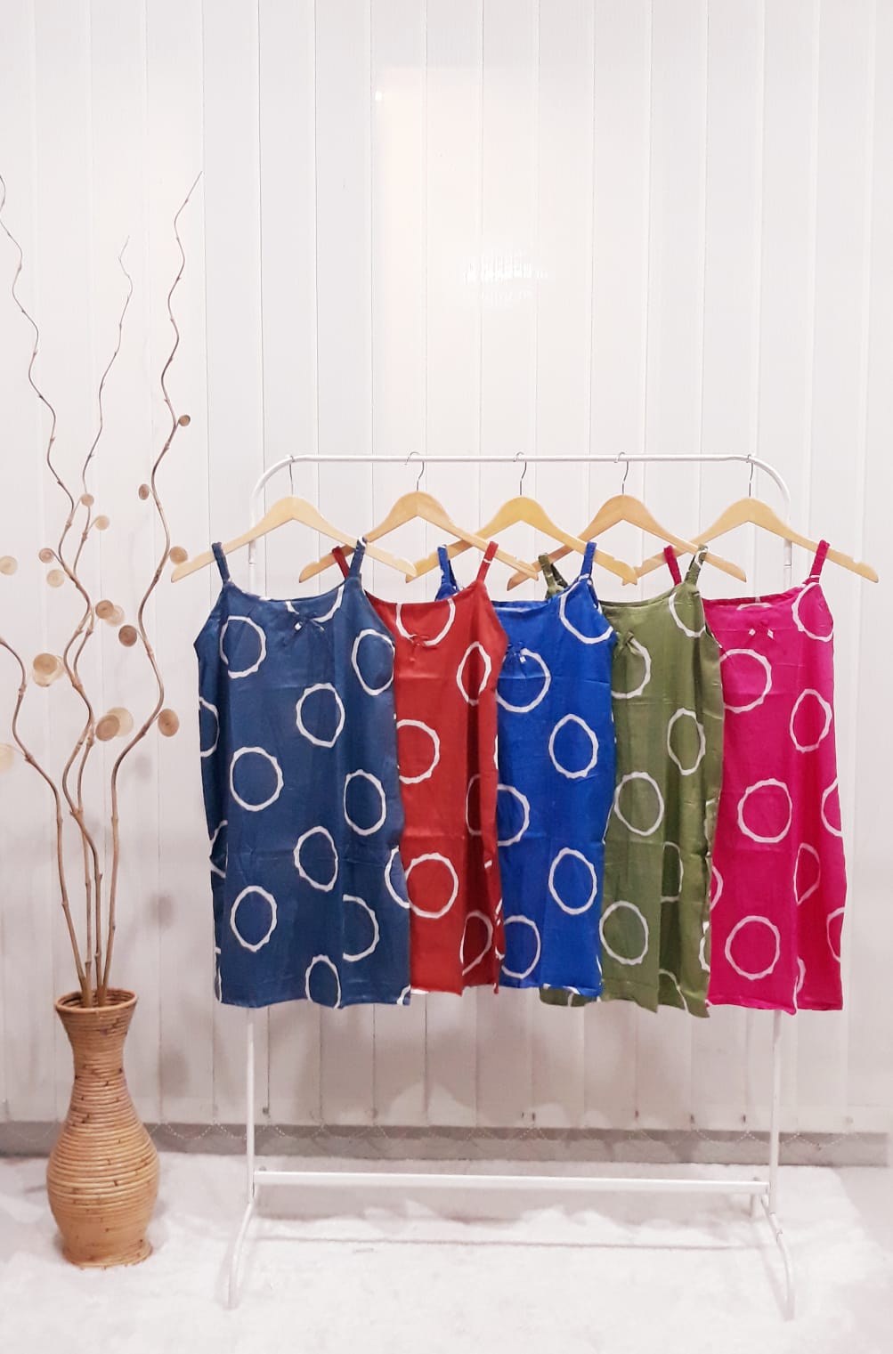 Baju Daster Gandul Karet Pendek Yukensi Batik Jumputan Rayon Pekalongan