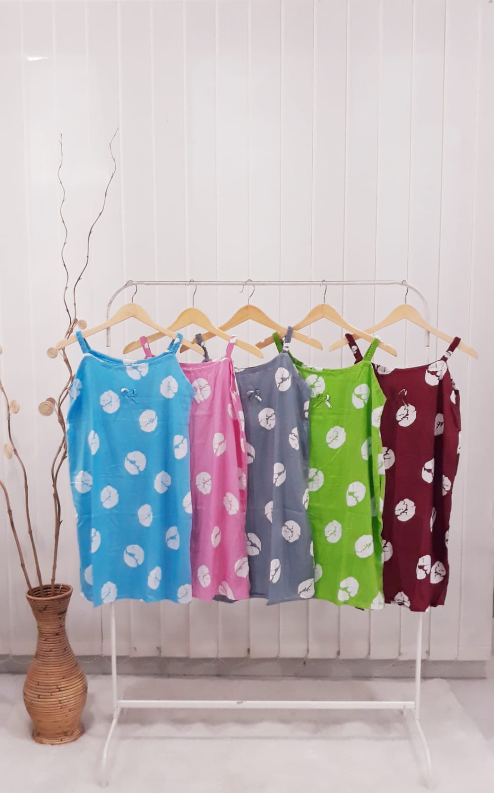 Baju Daster Gandul Karet Pendek Yukensi Batik Jumputan Rayon Pekalongan