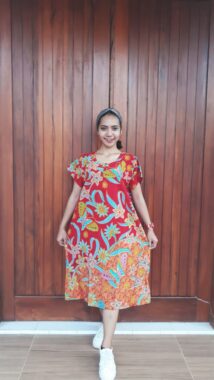 Baju Daster Pendek Rayon Batik Merk Ratu Busana Bahan Adem