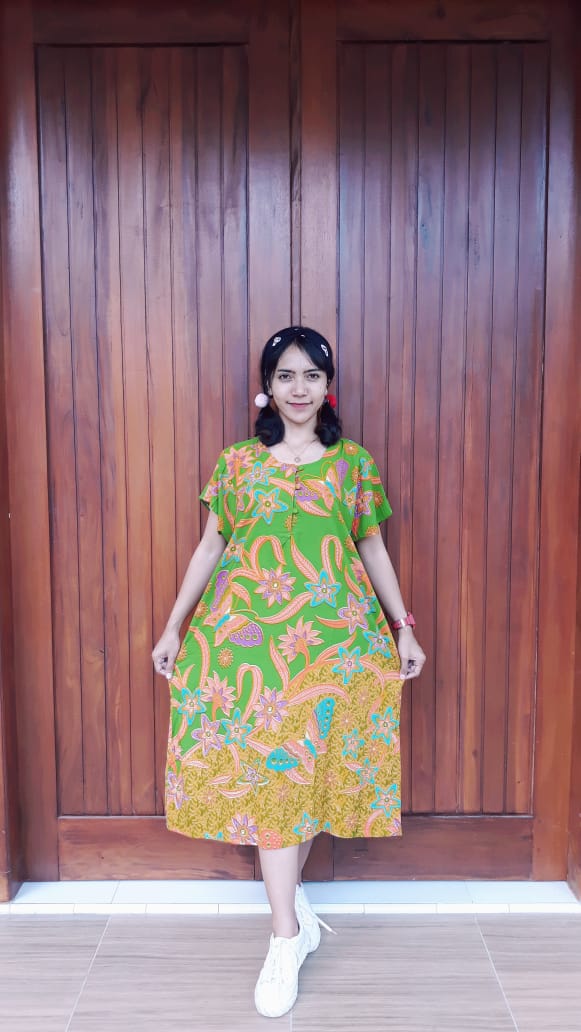 Baju Daster Pendek Rayon Batik Merk Ratu Busana Bahan Adem