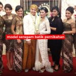 Model Seragam Batik Pernikahan