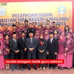 Model Seragam Batik Guru Sekolah (SD, SMP, SMA)