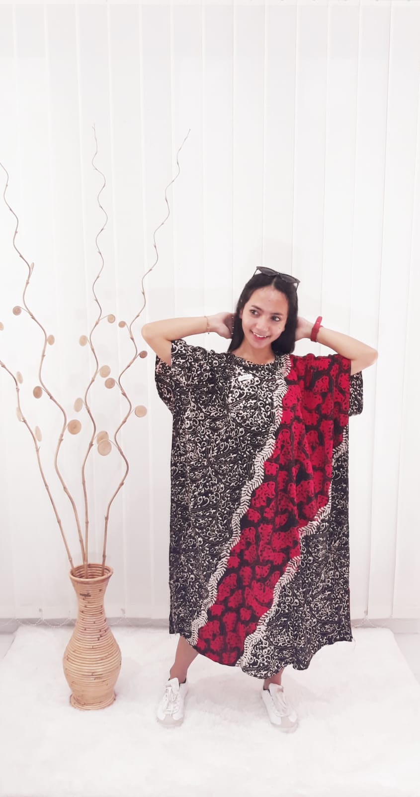 Baju Daster Batik Kalong Grosir Murah Bahan Santung Rayon