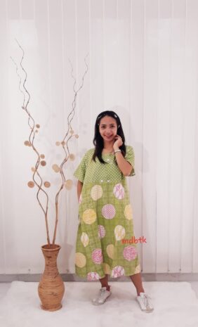 Baju Daster Batik Lengan Pendek Model Payung Bahan Rayon