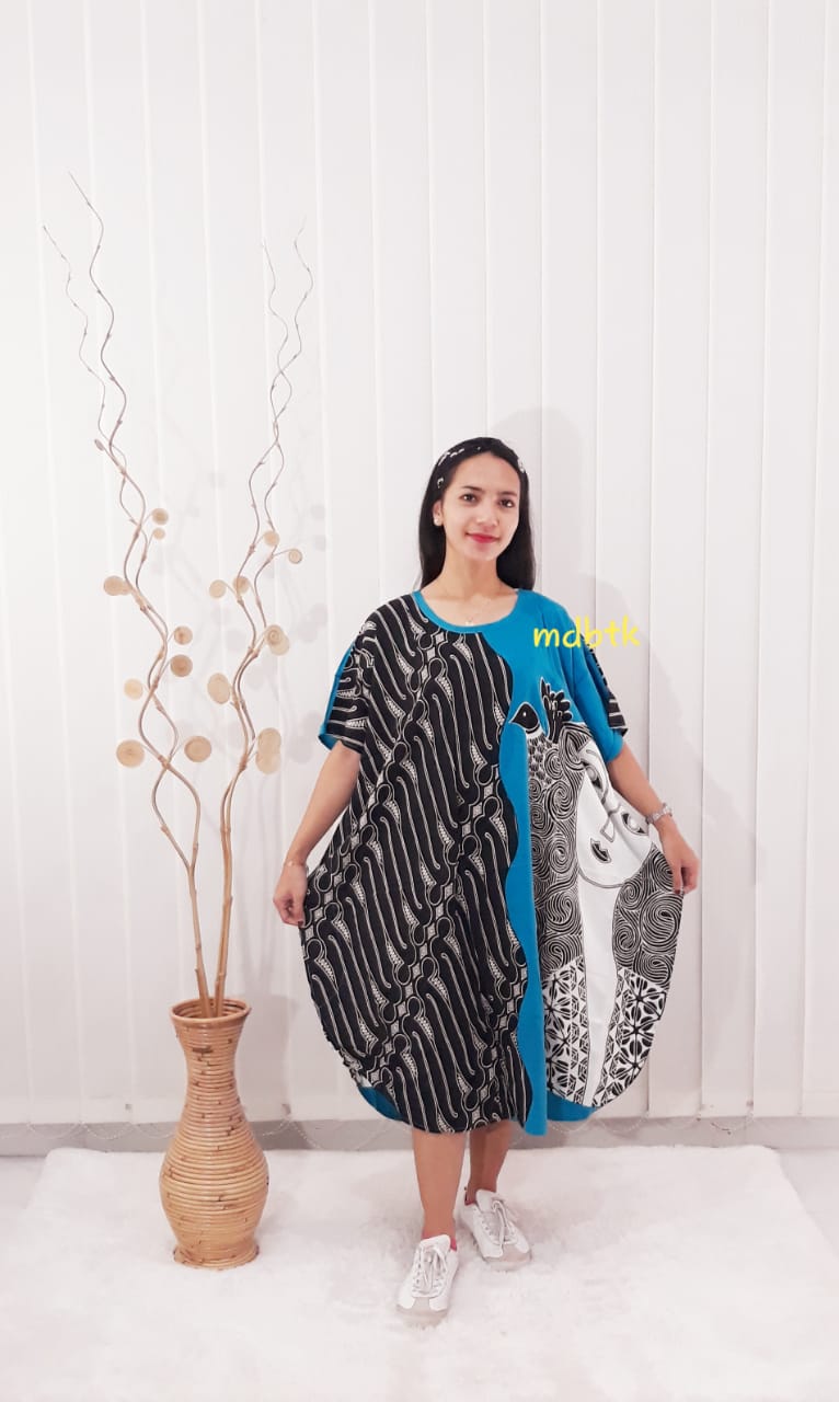 Baju Daster Batik Lowo Motif Wajah Lukis Bahan Rayon Super