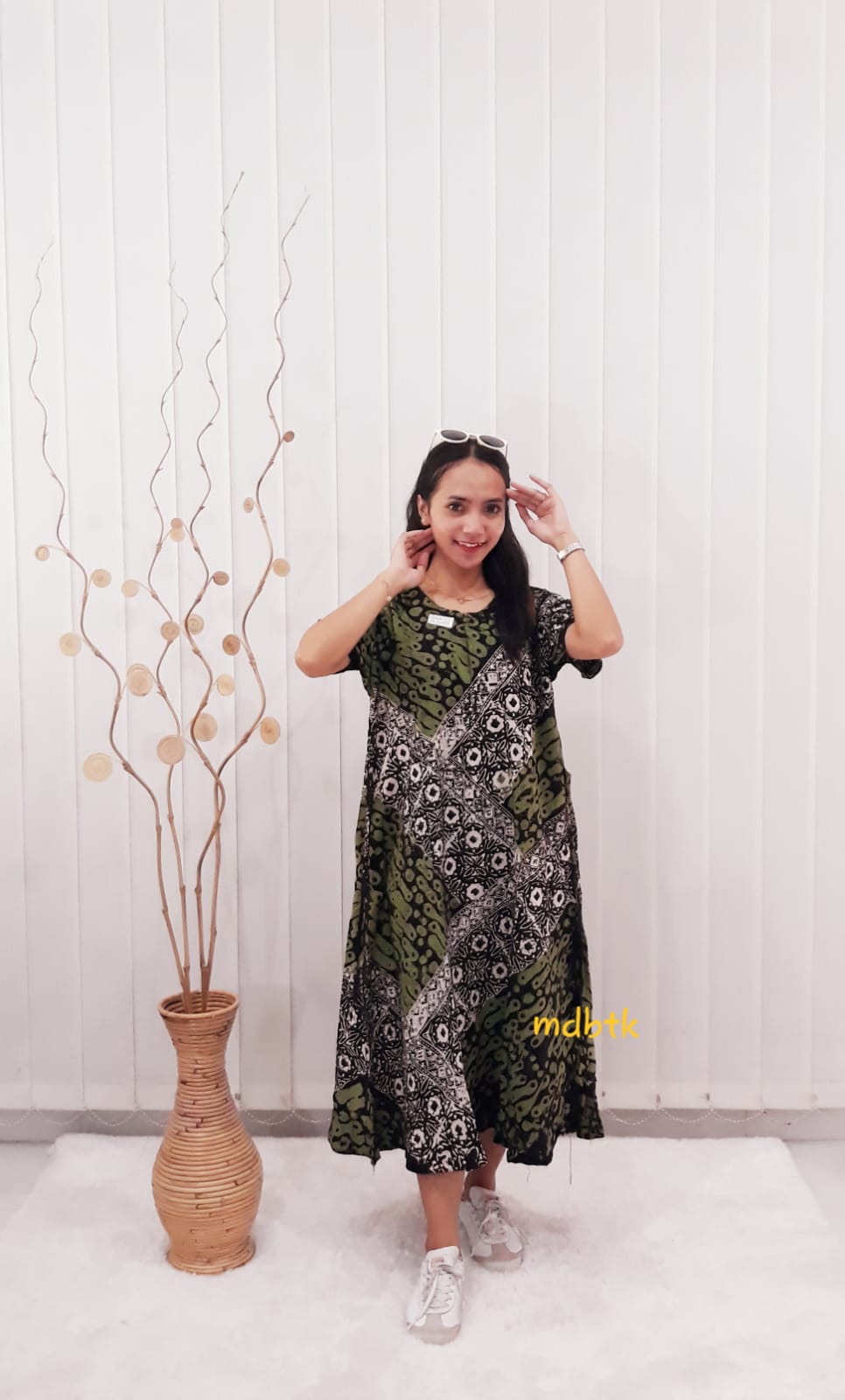Baju Daster Batik Model Payung Santung Samitex Lengan Pendek