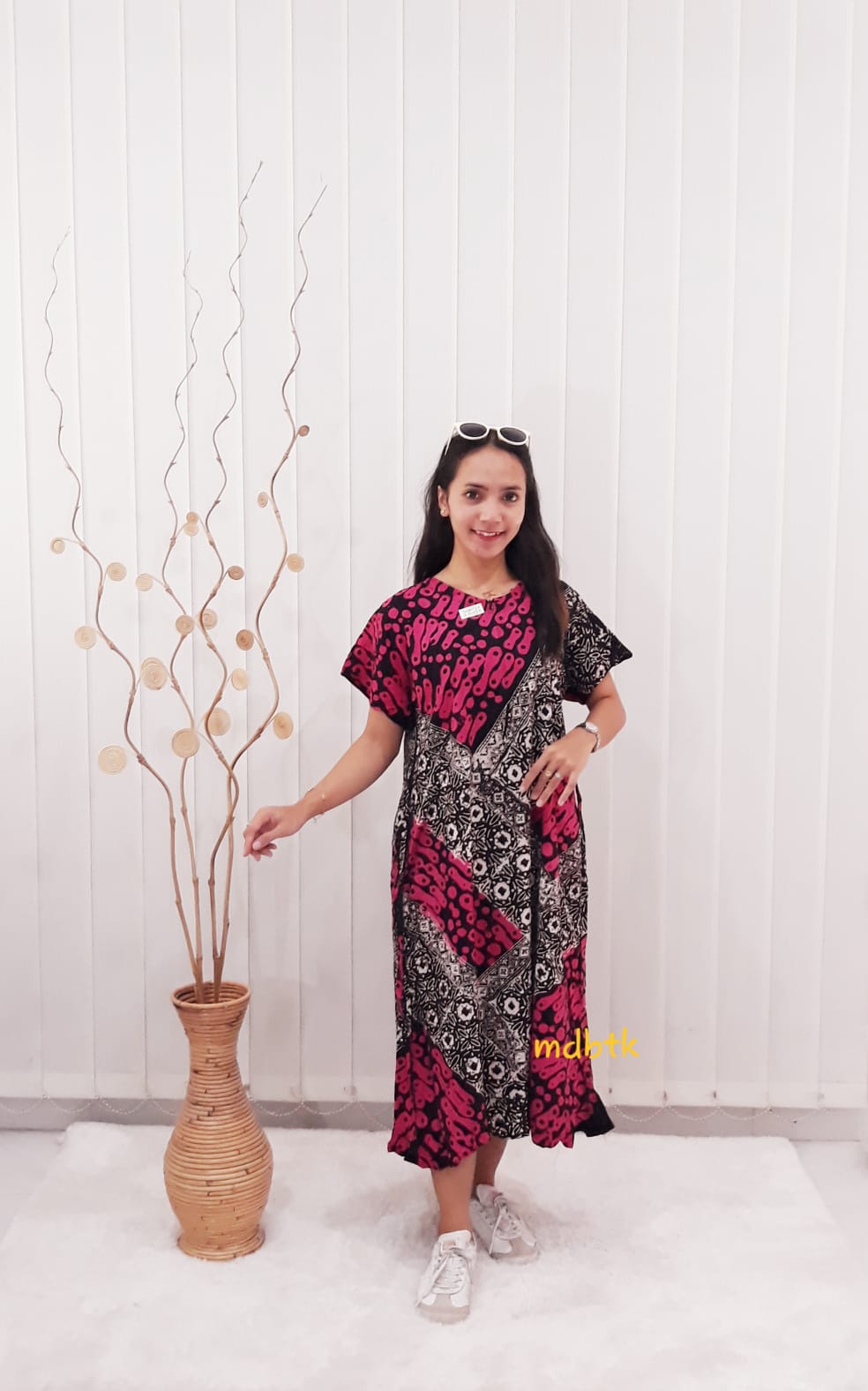 Baju Daster Batik Model Payung Santung Samitex Lengan Pendek
