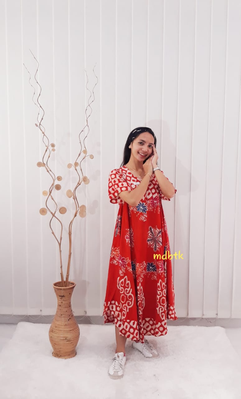 Baju Daster Klok Payung Jumbo Bahan Santung Grosir Pekalongan