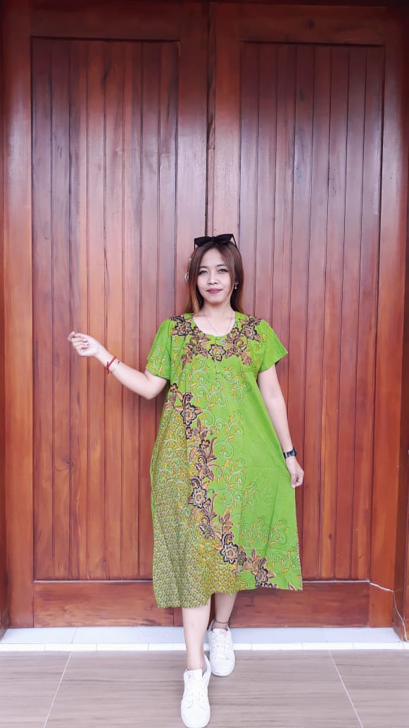 Baju Daster Ratu Busana Batik Grosiran Terlaris Lengan Pendek Warna (isi 5)