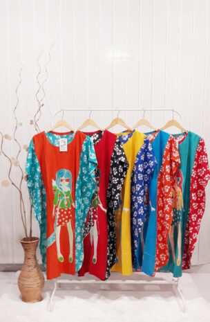 Baju Tidur Daster Batik Kelelawar Bu Tejo Rayon Murah Grosiran