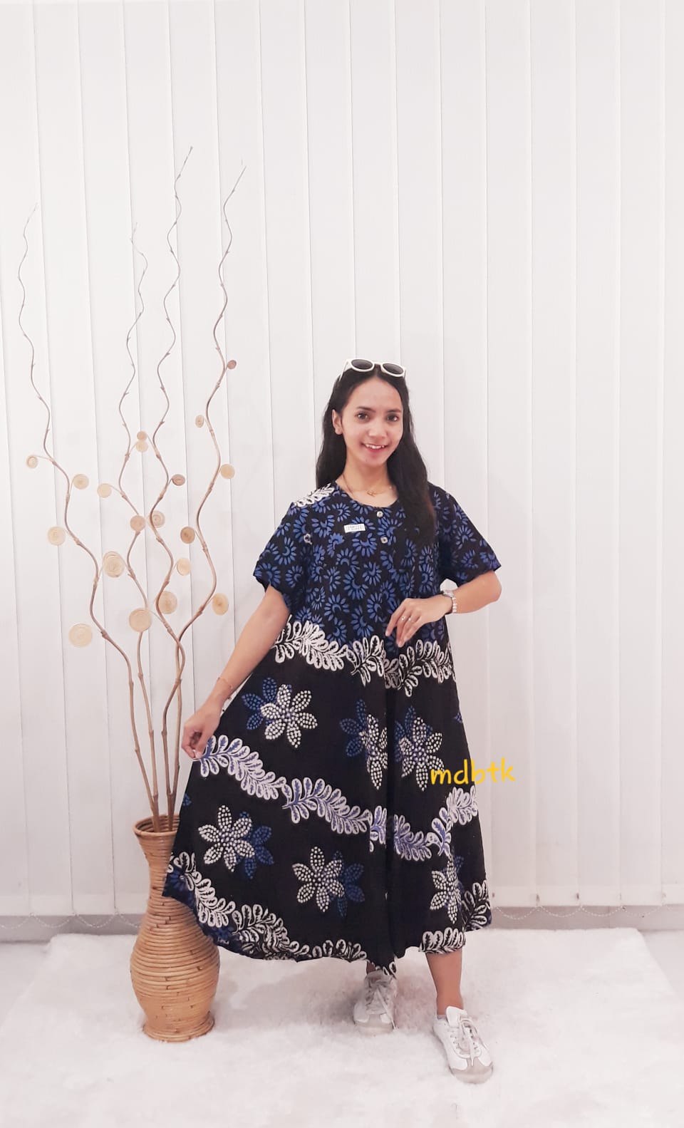 Daster Klok Batik Jumbo Bahan Santung Adem Grosiran Pekalongan